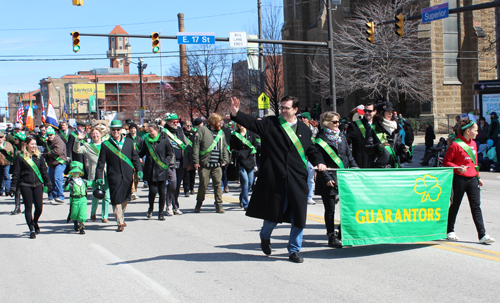 St Patrick's Day Guarantors marching